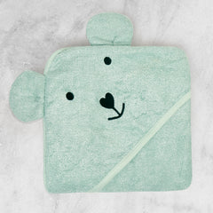 THEONI Bamboo Hooded Baby Towel - Mint green