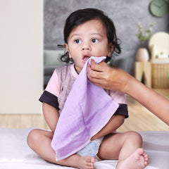 Theoni Rakhi Gift Hamper for Kids – Butterfly Plate, Insulated Tumbler, Travel Cutlery & Purple Wipes