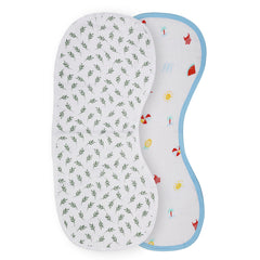 Set of 2 bib white background