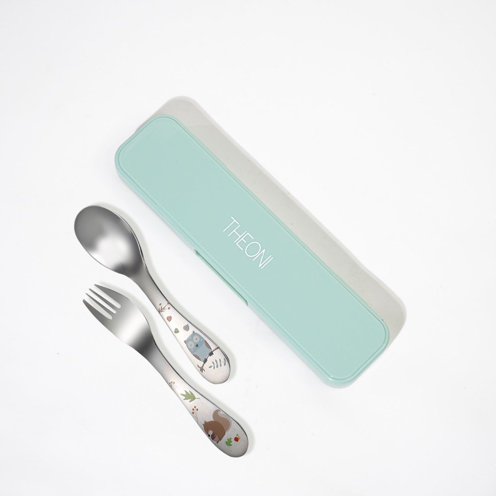 Theoni Tiny Tummies Meal Set - Car Plate & Cutlery Set