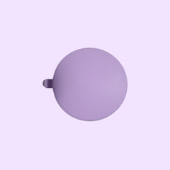 Theoni Stainless Steel Snack Cups with Removable Silicone Food Catcher & Travel Lid – Spill-Proof, Toddler-Friendly, Dishwasher Safe- Purple