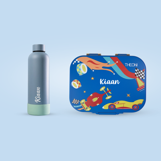Bento Joy Leakproof Lunch Box + Insulated Water Bottle Combo - Speedo