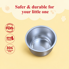 Theoni Stainless Steel Snack Cups - Blue & Dark blue
