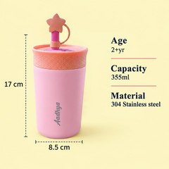 Star Tumbler 355ml – Pink