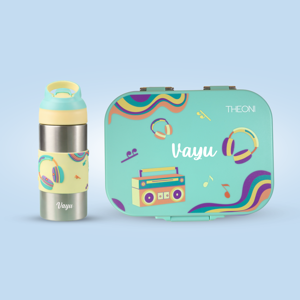 Bento Kids Lunch & Hydration Combo - Green
