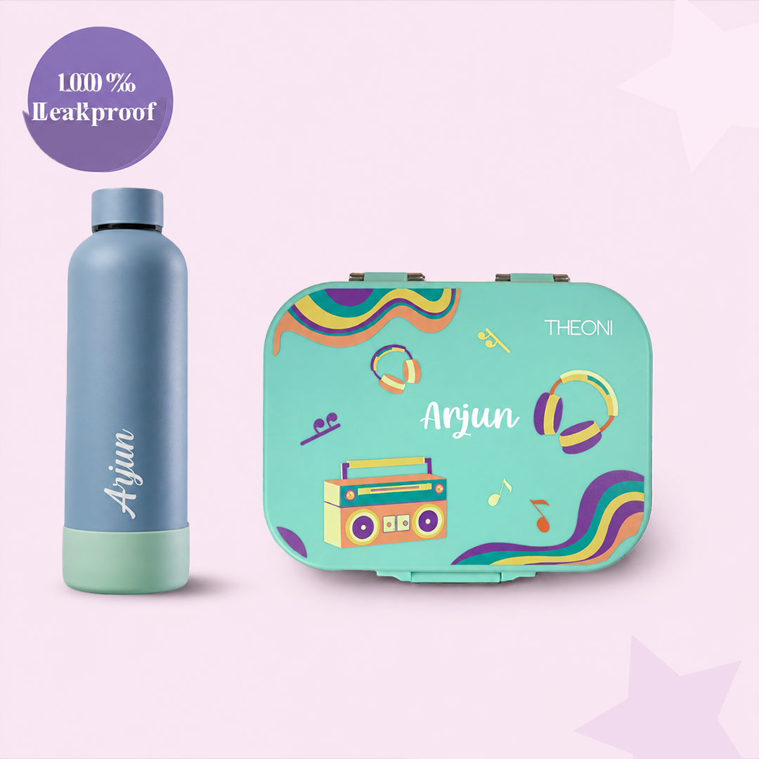 Bento Joy Leakproof Lunch Box + Insulated Water Bottle Combo - Combo Color