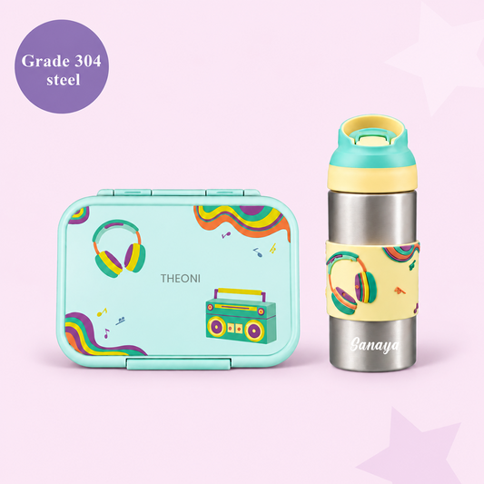 Kids Lunch & Sip Set - Green