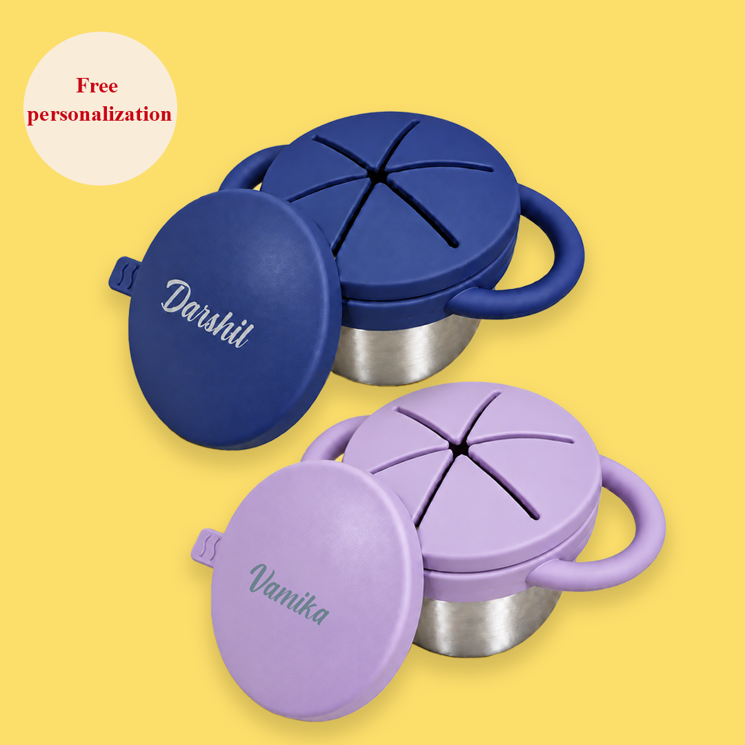 stainless steel kids snack cup