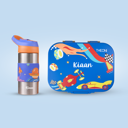 THEONI Kids Lunch & Hydration Combo - Blue