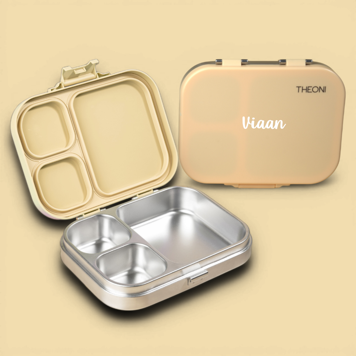 Bento Joy Leakproof | Stainless Steel Lunch Box – Butter Yellow
