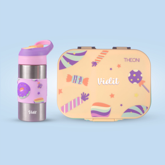 Bento Kids Lunch & Hydration Combo - Yellow