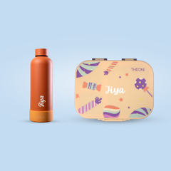 Bento Joy Leakproof Lunch Box + Insulated Water Bottle Combo - Combo Color