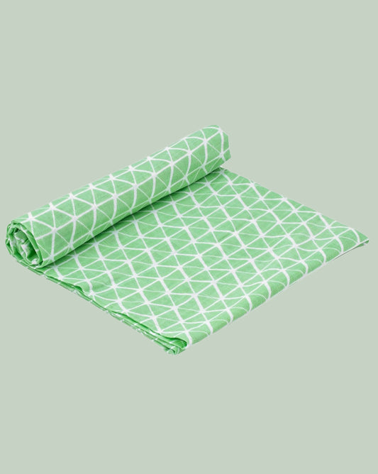 Theoni 100% organic cotton muslin swaddles - Aztec Green