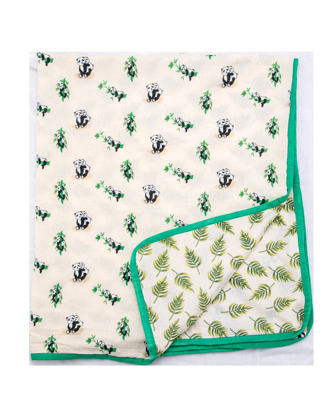 Theoni Organic Cotton Mal Dohar Receiving Blankets - Hugsy Pandas