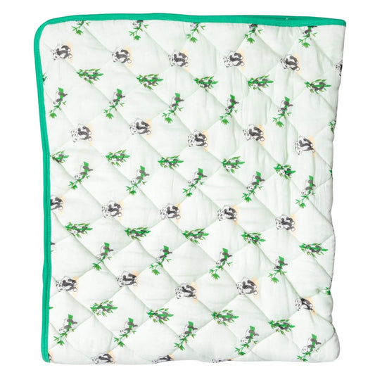 Theoni 100% Organic Cotton reversible Quilts - Hugsy Pandas