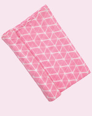 Theoni 100% organic cotton muslin swaddle-Aztec Pink