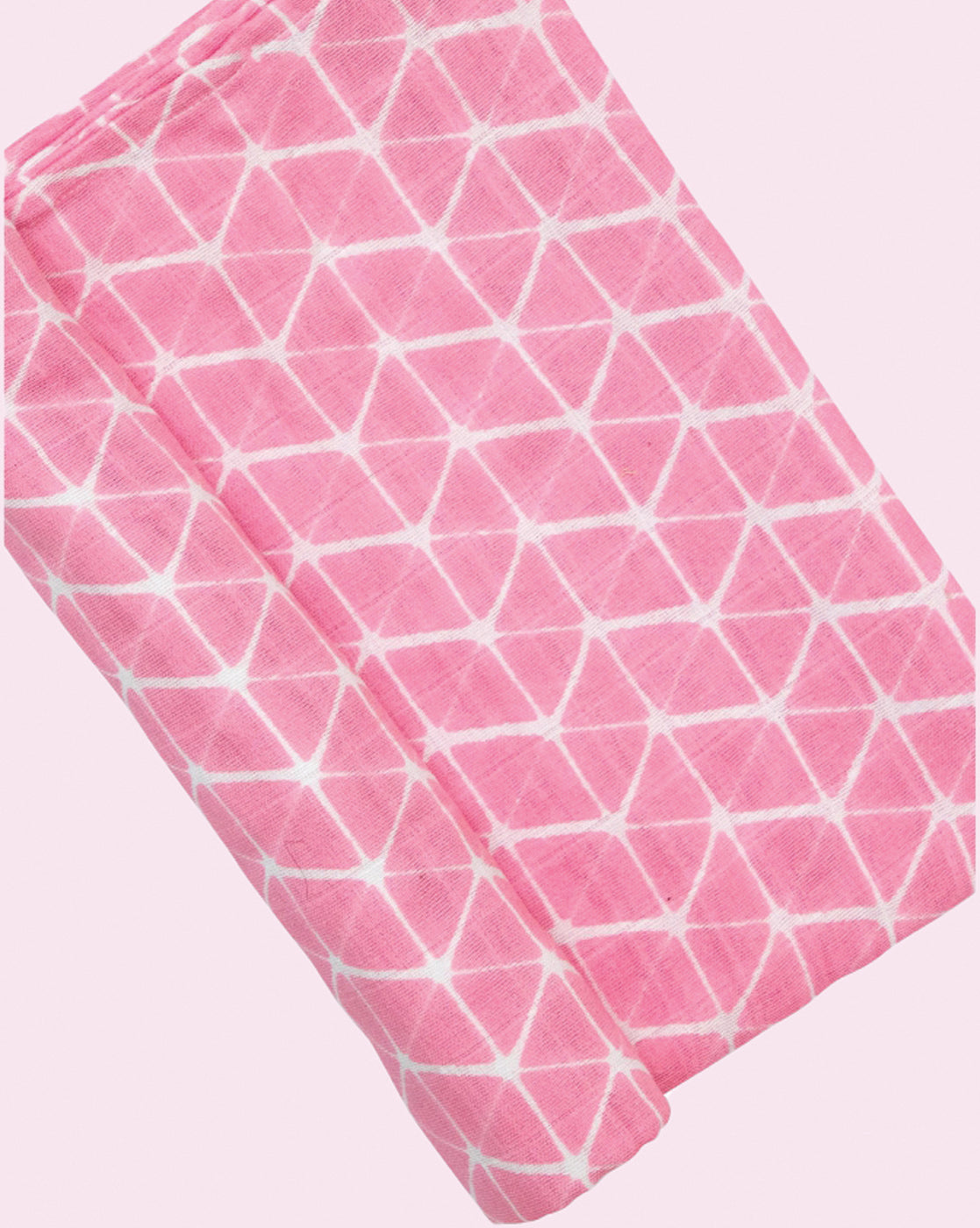 Theoni 100% organic cotton muslin swaddle-Aztec Pink