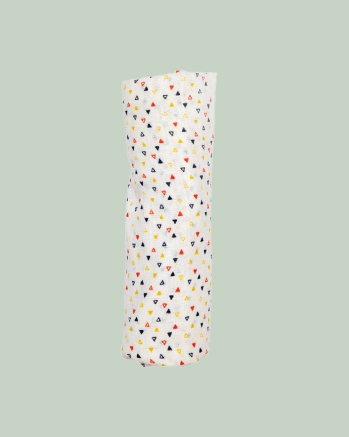 Theoni 100% organic cotton muslin swaddle-Triangle Confetti