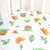 Theoni 100% Organic Cotton Muslin-Orange Blossoms