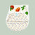 Theoni Organic Muslin 3 Layers Burpy Bib(Set of 2) - Orange Blossoms