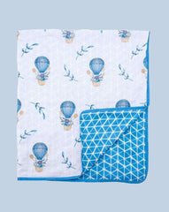 Theoni big kids organic cotton mal Dohars - Cappadocia Dreams Blue